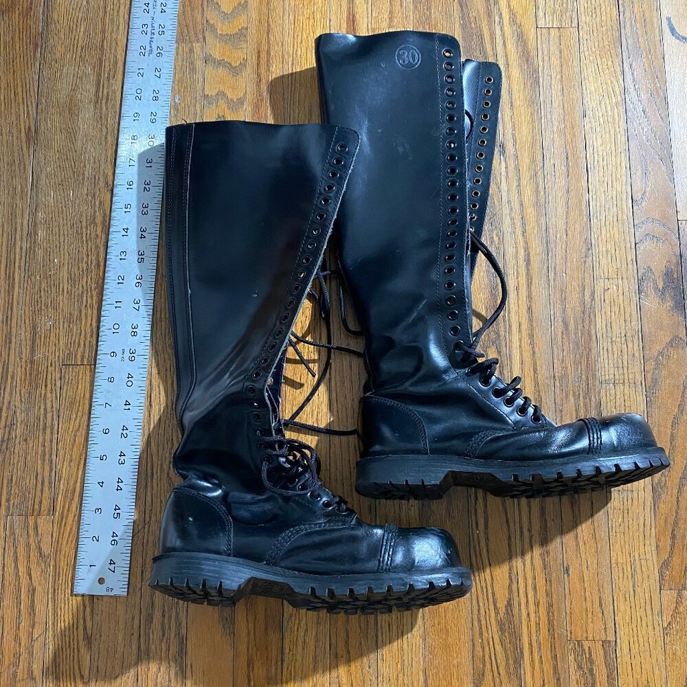 Vintage Knee high Combat Boots